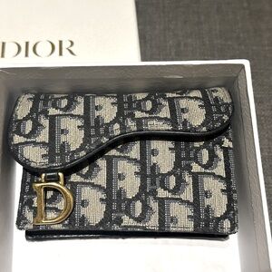 Dior Saddle Bloom Card Holder